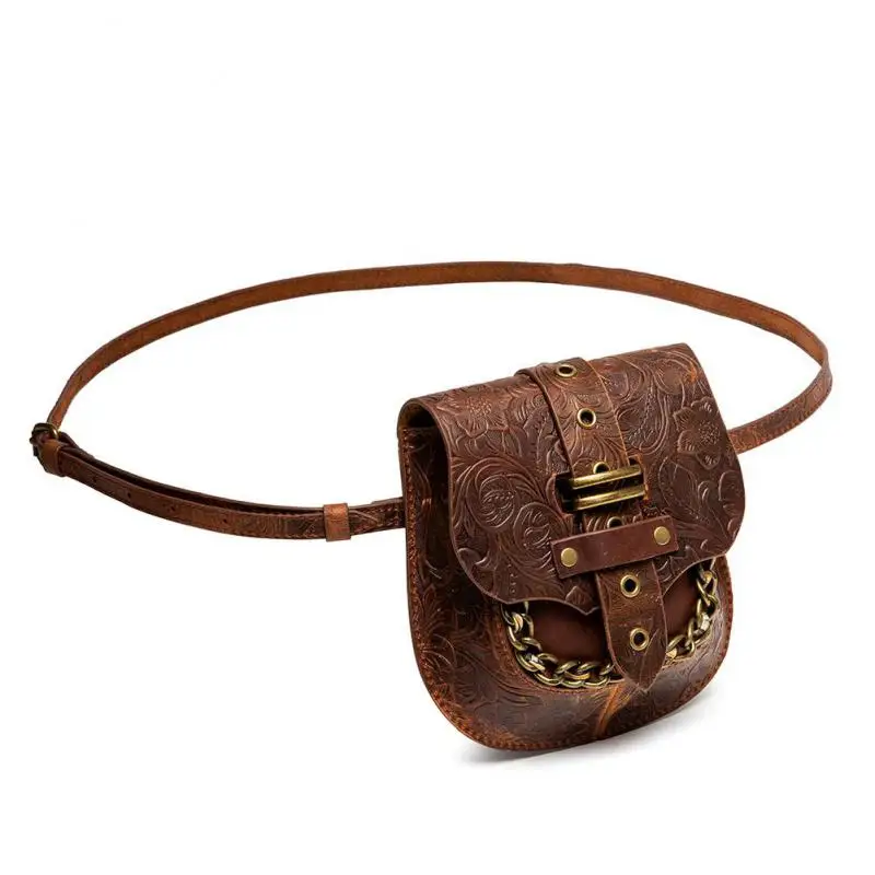 Johnature Steampunk Ladies Mini Bags Genuine Leather Retro Women Hand Bag Cowhide Embossed Rivet Shoulder & Crossbody Bags