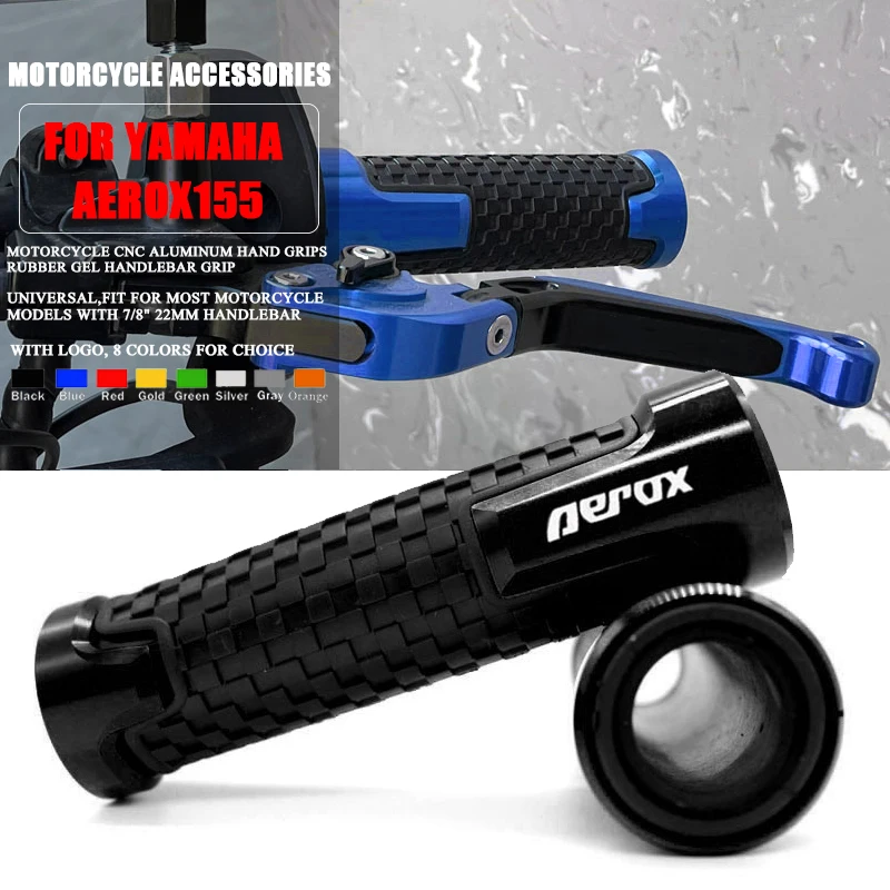 

Ручки для мотоцикла с логотипом Aerox для Aerox155, Aerox 155, 2017, 2018, 7/8 дюйма, 22 мм
