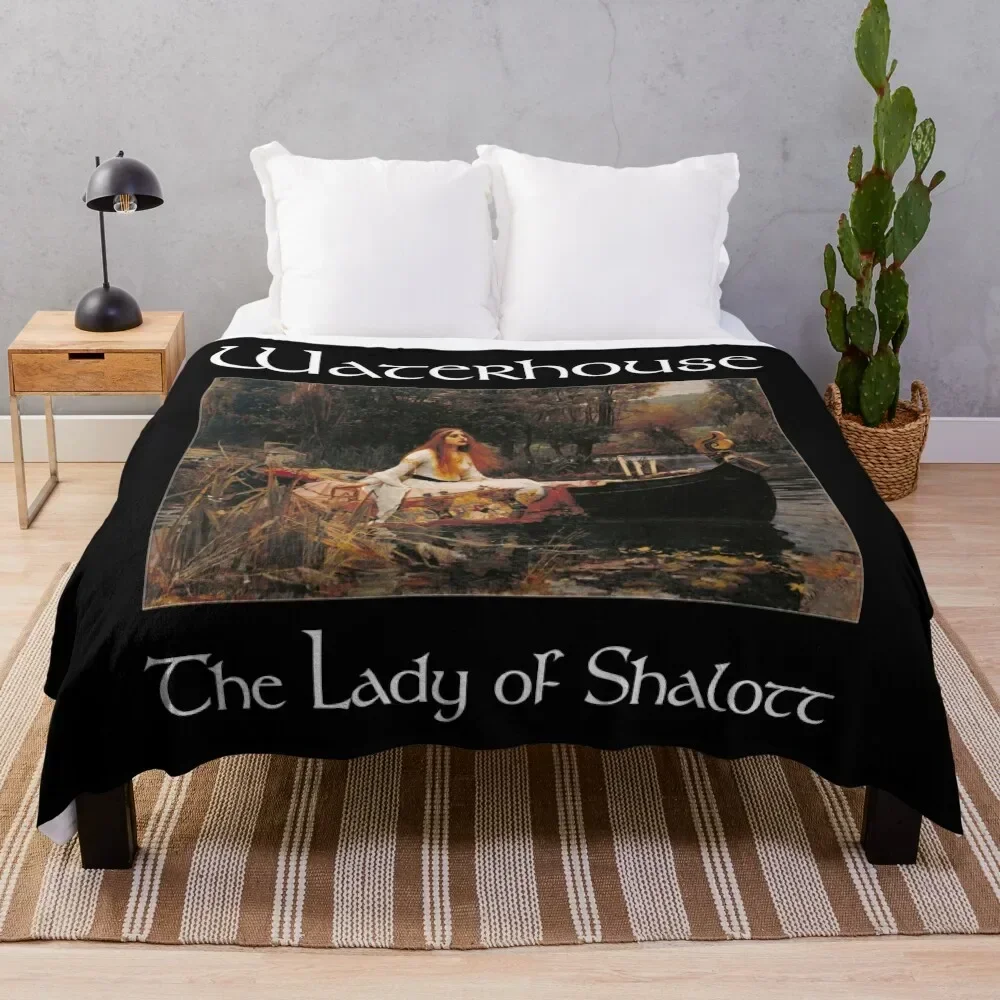 

The Lady of Shalott (Waterhouse) Throw Blanket Decorative Sofas for babies Blankets