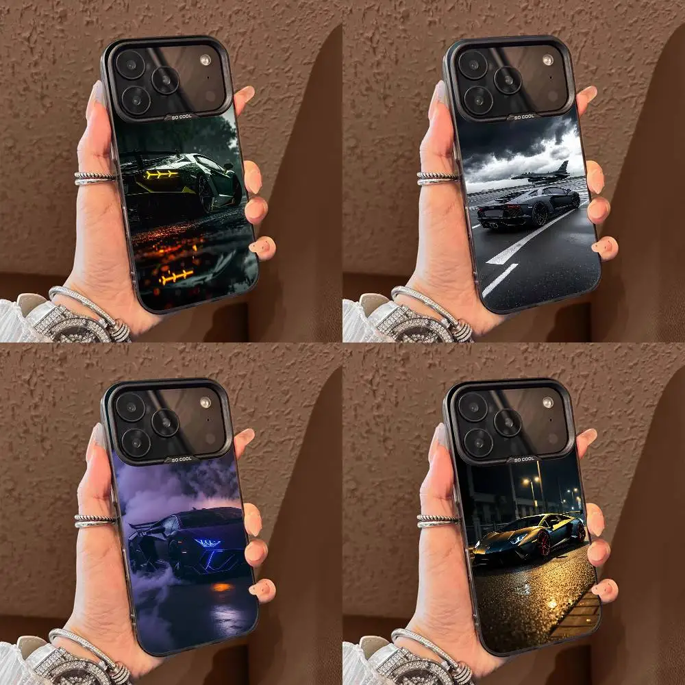 

Car Sport L-Lamborghinis-S Phone Case For iPhone 17,16,15,14,13,12,11,Pro,Max,Plus,E,Air,Mini Black Tpu Cover