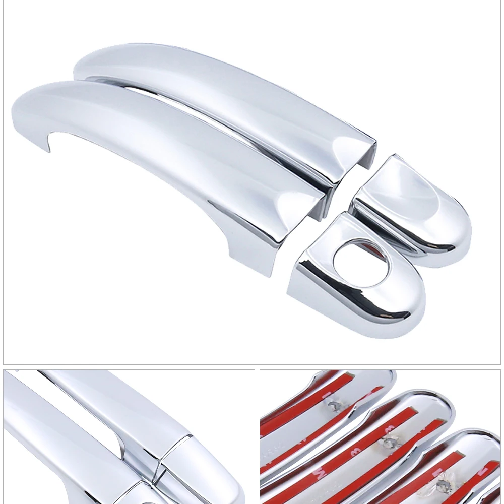 for Volkswagen VW New Beetle 1998~2011 Chrome Door Handle Cover Trim Catch Car Set Styling Accessories 1999 2000 2001 2002 2005 view 2