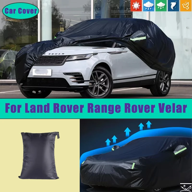

Car Full Outer Cover Outdoor Waterproof Dustproof Sun Rain Snow Protection Exterior Accessories For Land Rover Range Rover Velar