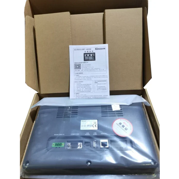 

Original and New Inventory Host Ethernet HMI GL070E Touch Screen 7 Inch Kinco