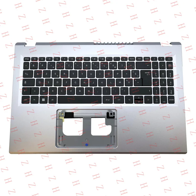 P+ FOR Acer Aspire A315-24P Repose-Main French Keyboard Cover Silver 6B.KDEN2.019