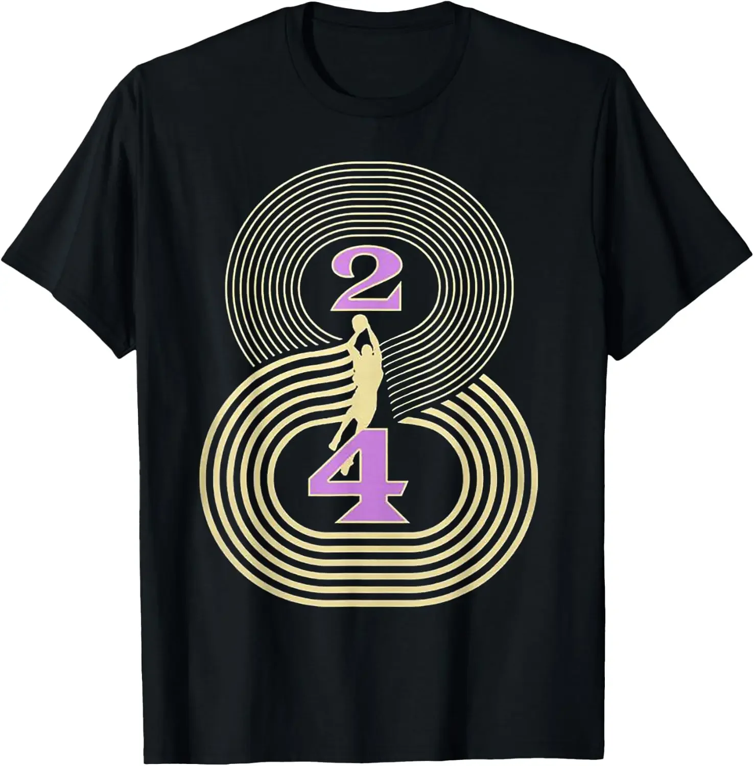 Number 8 and 24 Basketball Sport Memorial T-Shirt