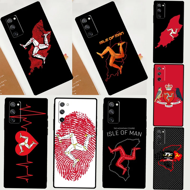 Isle of Man Coat of Arms Phone Case For Samsung Galaxy S25 S24 S23 S22 S21 Ultra S9 S10 Plus S20 FE Funda Cover Shell