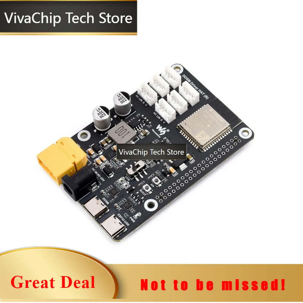 tarjeta-controladora-de-motor-servo-vivachip-techdirect-drive-b-con-esp32-integrado-y-circuito-de-control-compatible-con-wifi-24g-apta-para-ddsm4