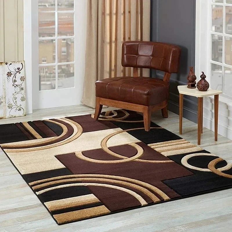 Newest Scandinavian Geometric Modern Crystal Pile Sofa Bathroom Bedside Back Dirty Resistant Anti-Slip Machine Washable Rugs