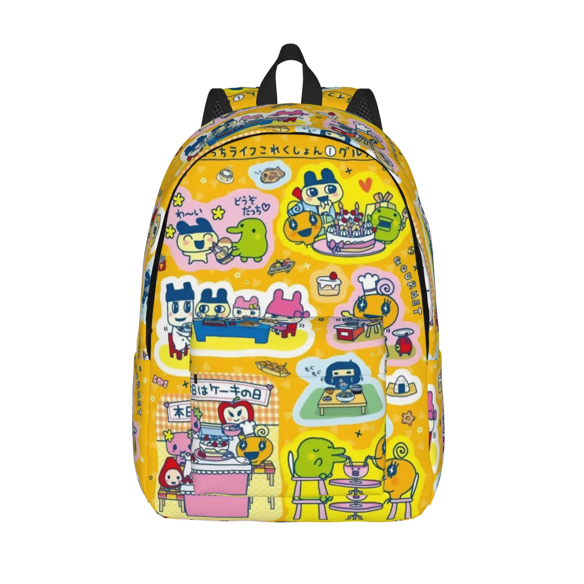 Tamagotchis Cartoon Games Backpack for Men Women Casual High School Work Daypack  College Shoulder Bag Sports
