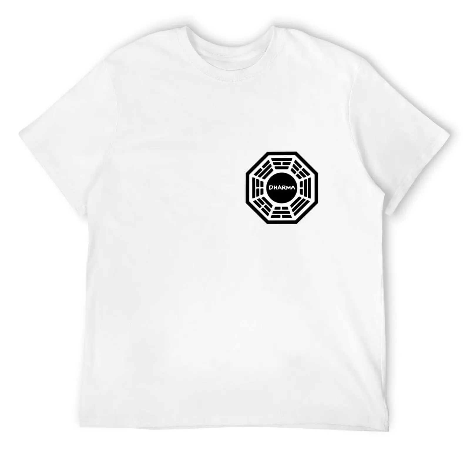 

Dharma Initiative logo uniform T-Shirt vintage t shirts vintage graphic tee men workout shirt