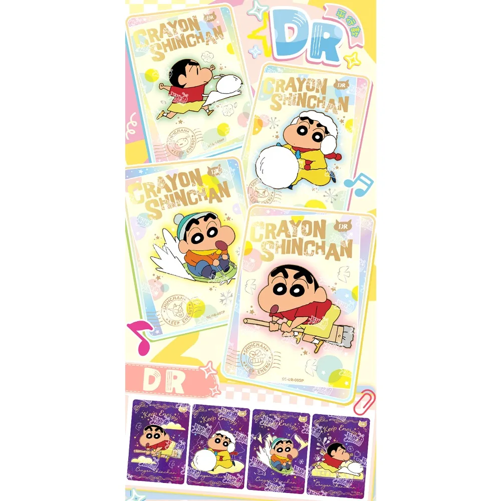 KAYOU véritable Crayon Shin Chan Anime Collection carte personnage populaire Kazama Tōru Suotome Ai Fans comme carte créative cadeaux jouet