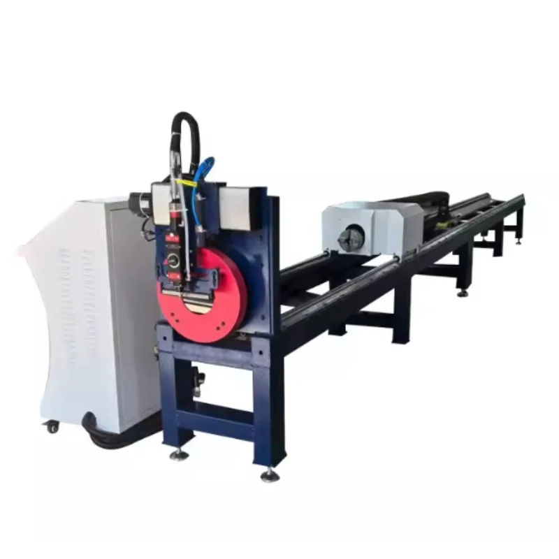 FOB Mini Portable Laser Tube Cutting Machine For Metal Stainless Steel Carbon Steel Round Square Tube CNC Cutter