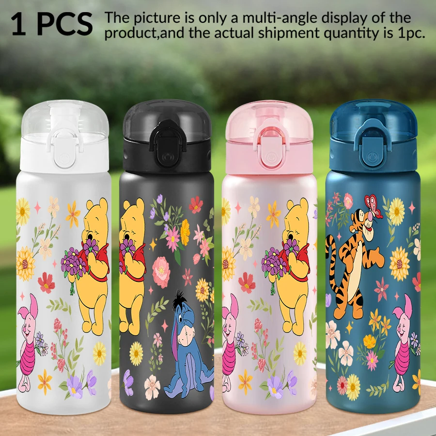 

1Pc Disney Winnie the Pooh Tigger pattern 26oz plastic water bottle outdoor sports water cup birthday/homecoming gift