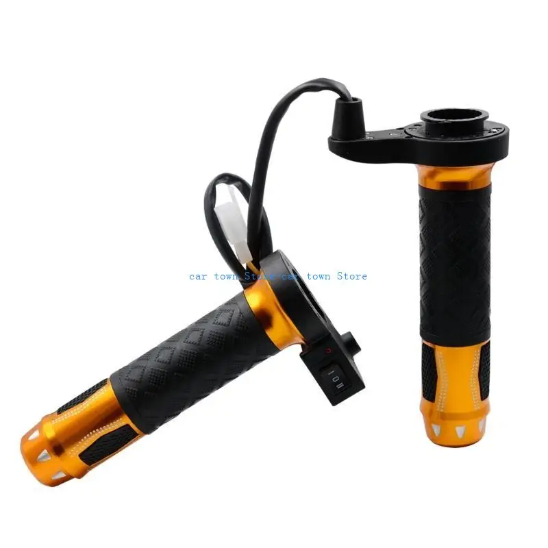 

RXJE Universal Motorcycle 22mm Hand Heated Grips Handlebar Grips ATV Warmers Hot Grip