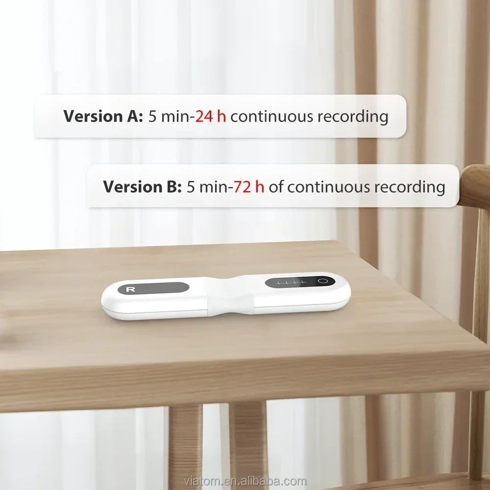 

Wellue ER1-LW Wireless Ecg Electrodes CE Certificated Single-Lead Portable Ecg Monitor Ecg Holter Recorder With OLED Display