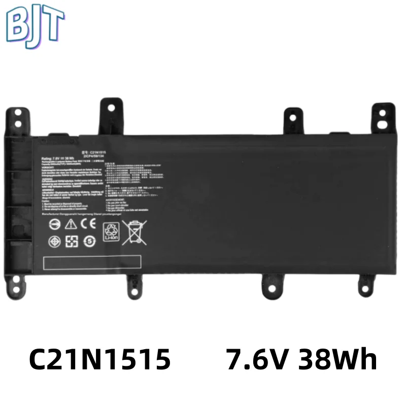 

7.6V 38Wh New C21N1515 Laptop Battery Notebook For ASUS VivoBook X756 X756UA X756UJ X756UX X756UB X756UQ X756UV X756UW Lithium