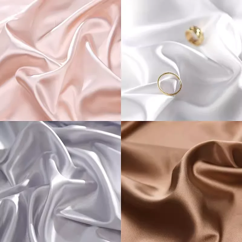 Einfarbig Seide Fotografie Hintergrund Tuch Luxus Mode Hintergrund Requisiten Ornament Lebensmittel Produkt Foto Dekoration Zubehör