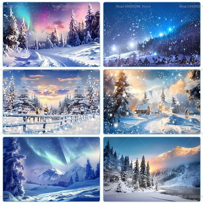 Winter Clothing Boys - Dreamy Winter Pine Forest Mountain Snow
