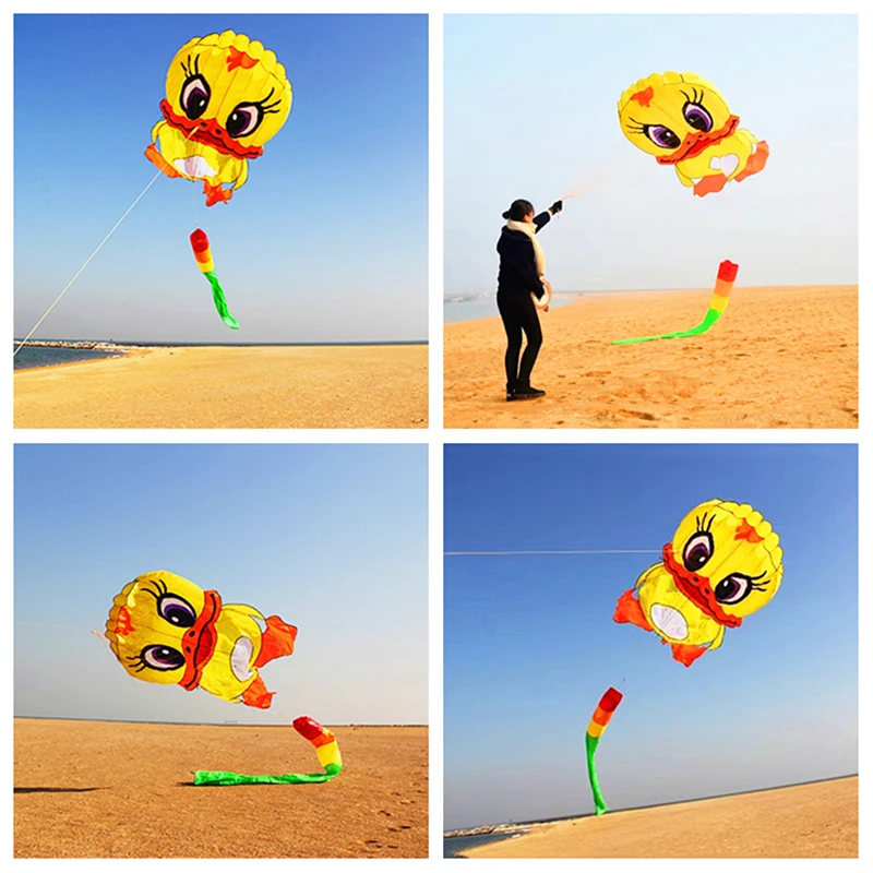 

free shipping inflatable kites flying duck kites for children kites steering wheel Outdoor toys rebel winter in the sky kepler