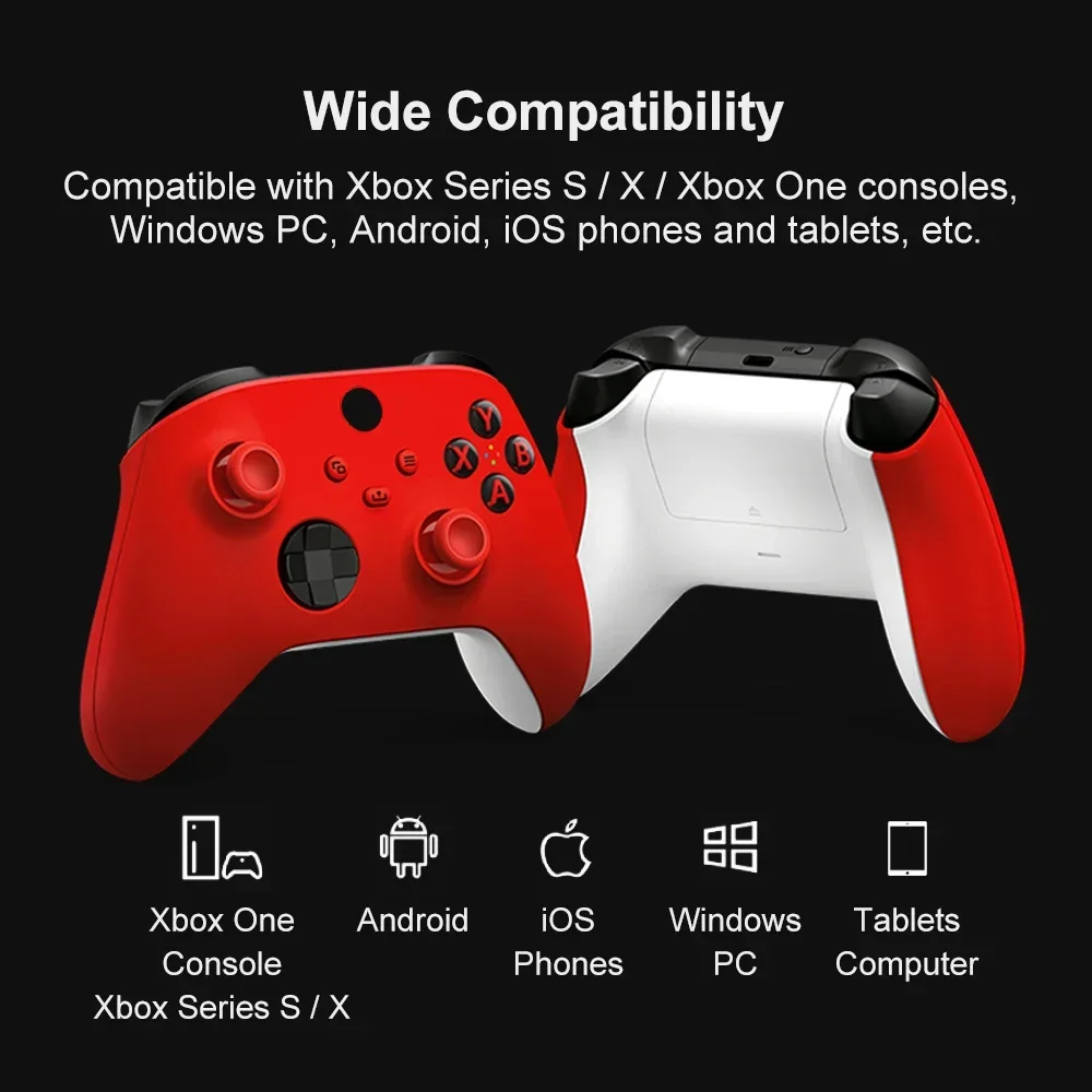 Wireless Controller for Microsoft Xbox One Series S X Gamepad Bluetooth Joystick Game Console Accessories PC Android iOS PhonesB