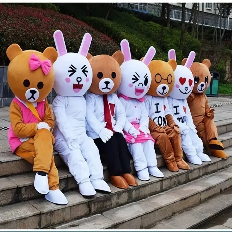 Brown Bear Mascot Costume Cartoon Characters Animal Carnival Activities Cosplay Identity V Cosplay MN11