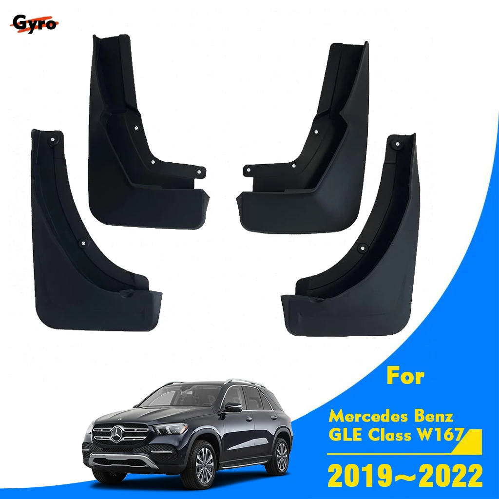 

For Mercedes Benz GLE Class W167 350 450 2019~2022 Car Mudflaps Mudguards Fenders Splash Mud Guards Duraflap Accessories Wheel