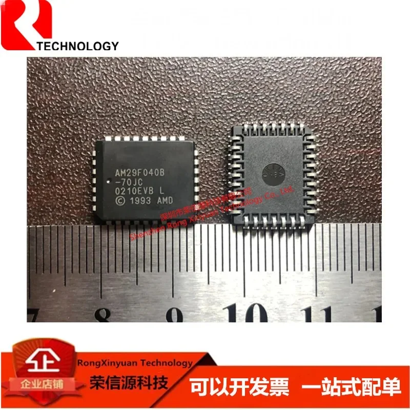 2 قطعة/الوحدة AM29F040B-70JC AM29F040B AM29F040B-70 29F040B PLCC32 جديد الأصلي