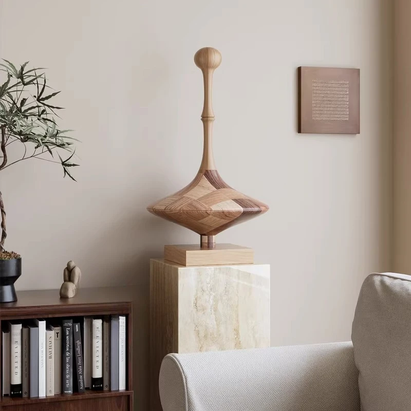 

Art sculpture floor-to-ceiling ornament living room entrance villa soft decoration