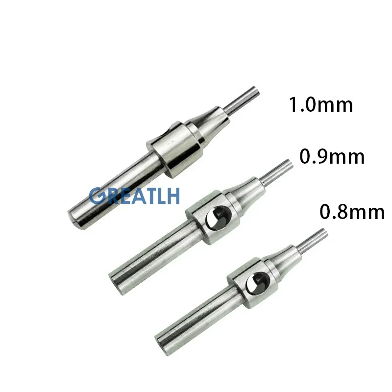 Stainless Steel Hair Implants Ultra-sharp FUE Punches(0.8-1.0) Plates Horn Mouths Hair Implants Instrument