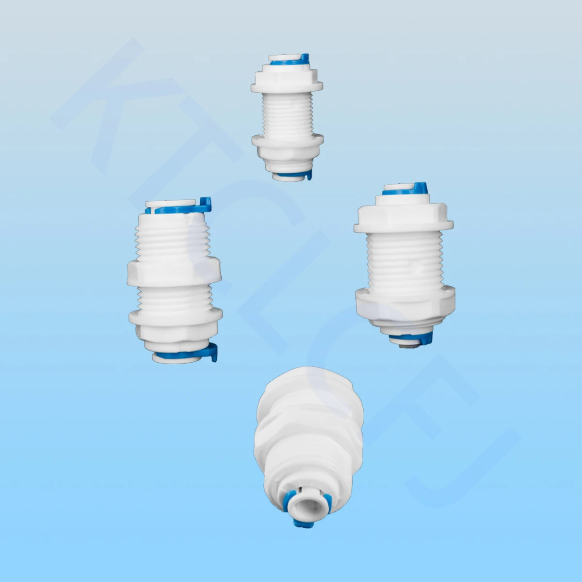 

Reverse Osmosis System Straight Bulkhead Equal 1/4" 3/8" OD Hose Connection Coupling RO Water Plastic Quick Fitting Connector