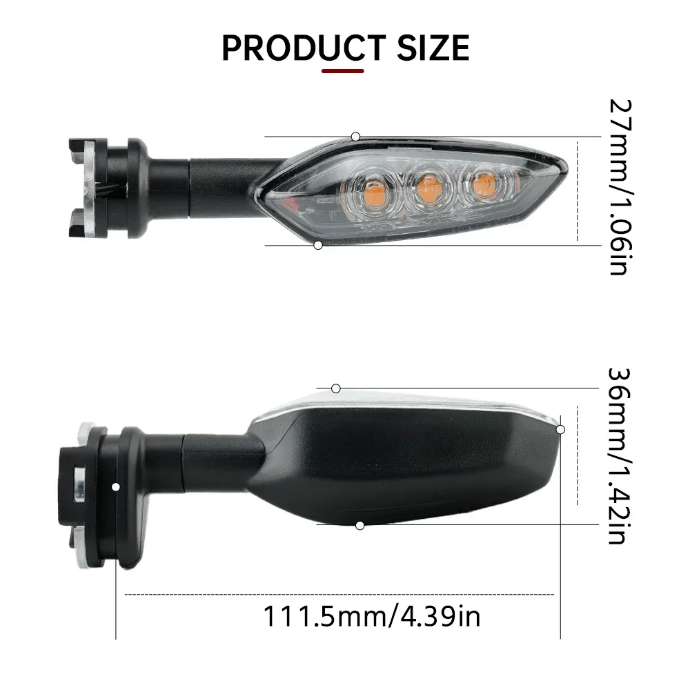 LED Turn Signal Light For YAMAHA YZF R15 R25 R3 R125 MT25 MT03 MT15 MT07 MT09 MT10 XJ6 FZ6 Motorcycle Accessories Indicator Lamp