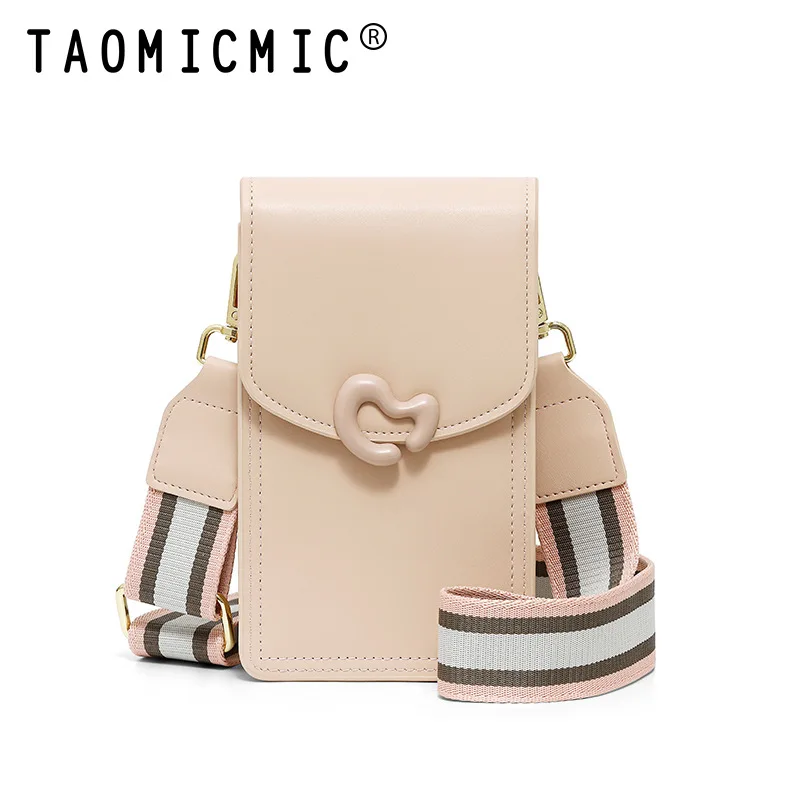 حقيبة كروس نسائية صيفية عمودية خفيفة الوزن ولطيفة من جلد البولي يوريثان، حقيبة يد عصرية للهاتف، تصميم حصري عبر الحدود