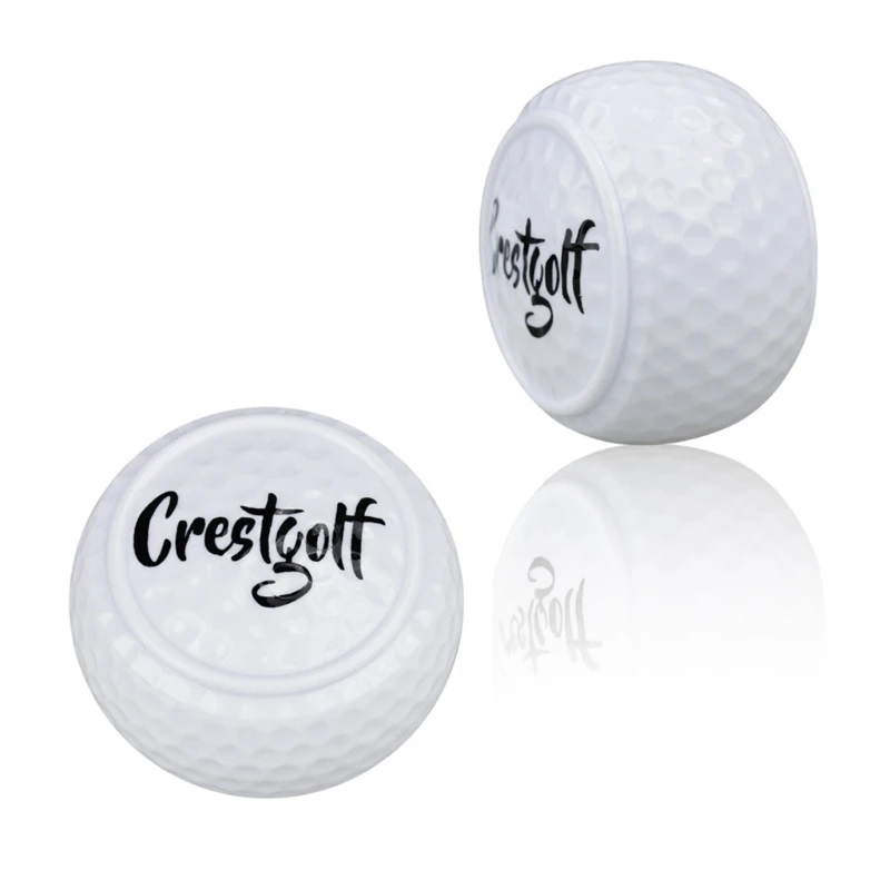 Portable Flat Golf Ball Training Aids Flat Putting Practice Golf Balls