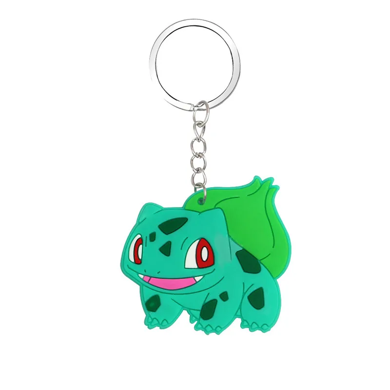 8pcs/lot Pokemon Keychains Kids Pikachu Birthday Party Supplies Gift Bag Filler Stuffer School Carnival Reward Party Decoration