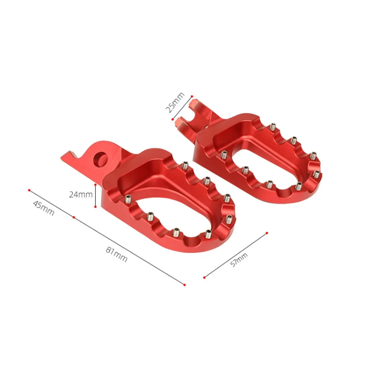 Motorcycle CNC FootRest Footpegs Foot Pegs Pedals For HONDA CRF250R CRF450R CR125 CR250 CRF150R CRF250X CRF450X CRF250L CRF250M
