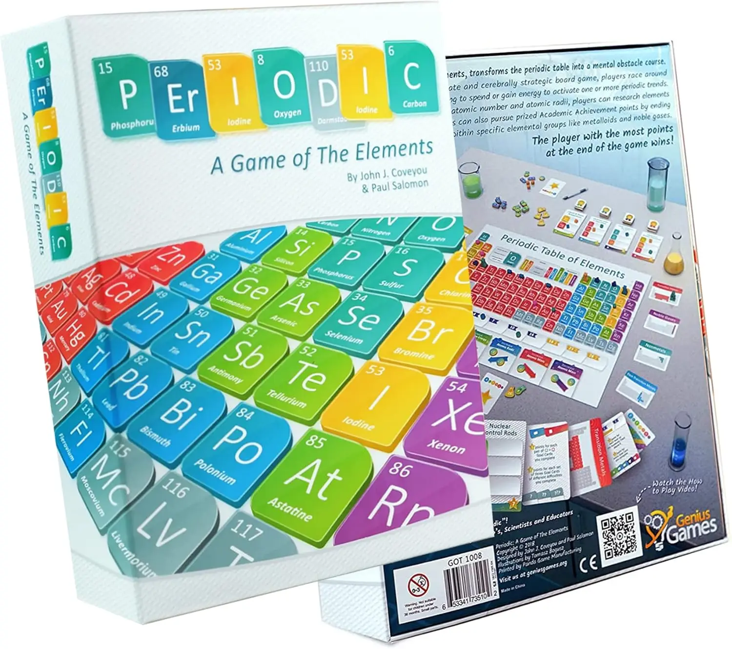 Educational Periodic Table Board Game for Kids & Families - Learn Chemistry Through Fun Strategy Play