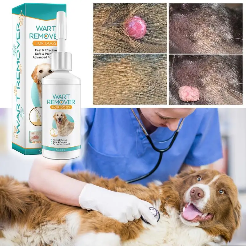 Dog Pimple Remover Pet Skin Pimple Remover 0.67 Oz Natural Ingredients Cat Mole Quick Removal Agent For Puppies Kittens Mole