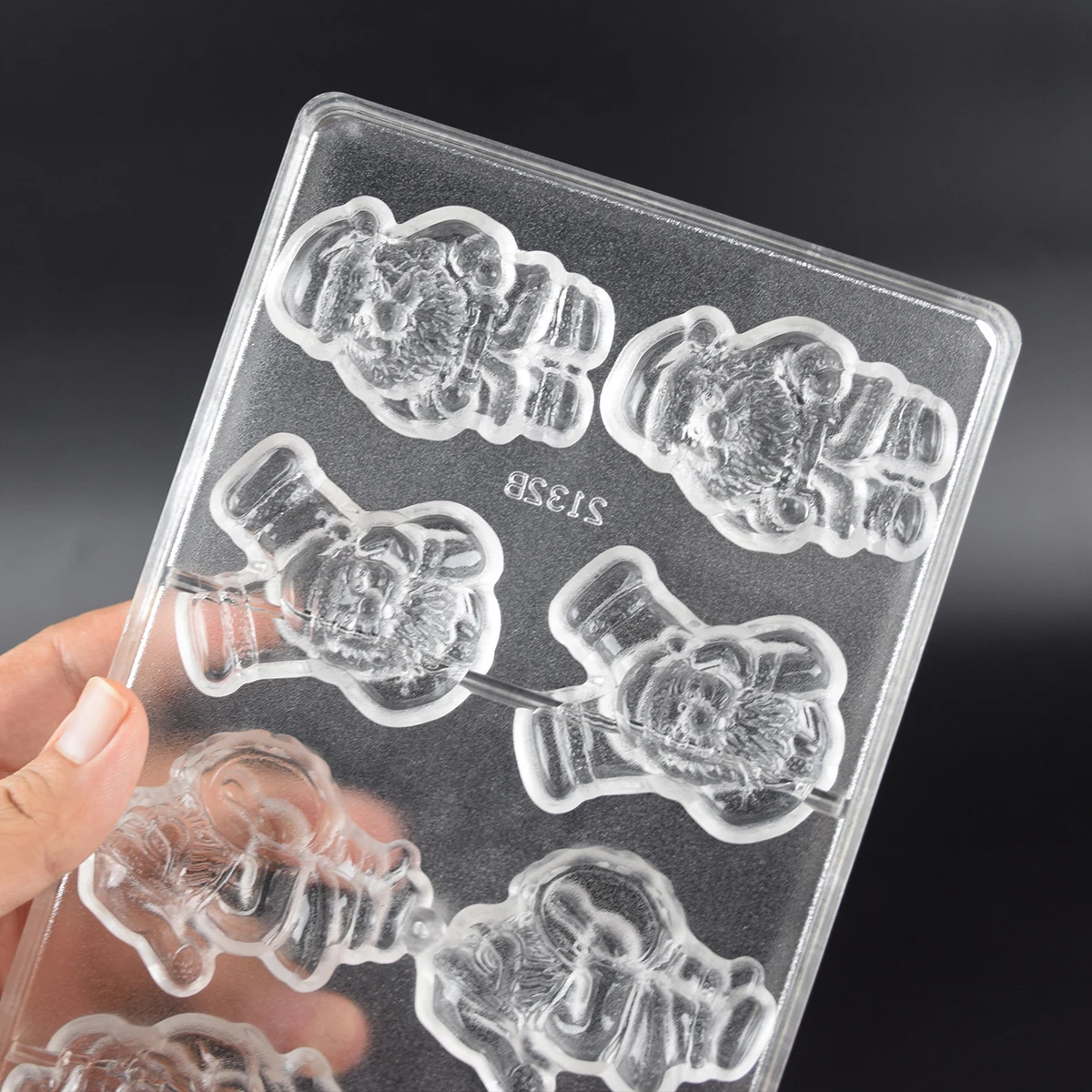 Chocolate Mold Polycarbonate Christmas Shape Candy Bonbons Confectionery Baker Baking Pastry Tools