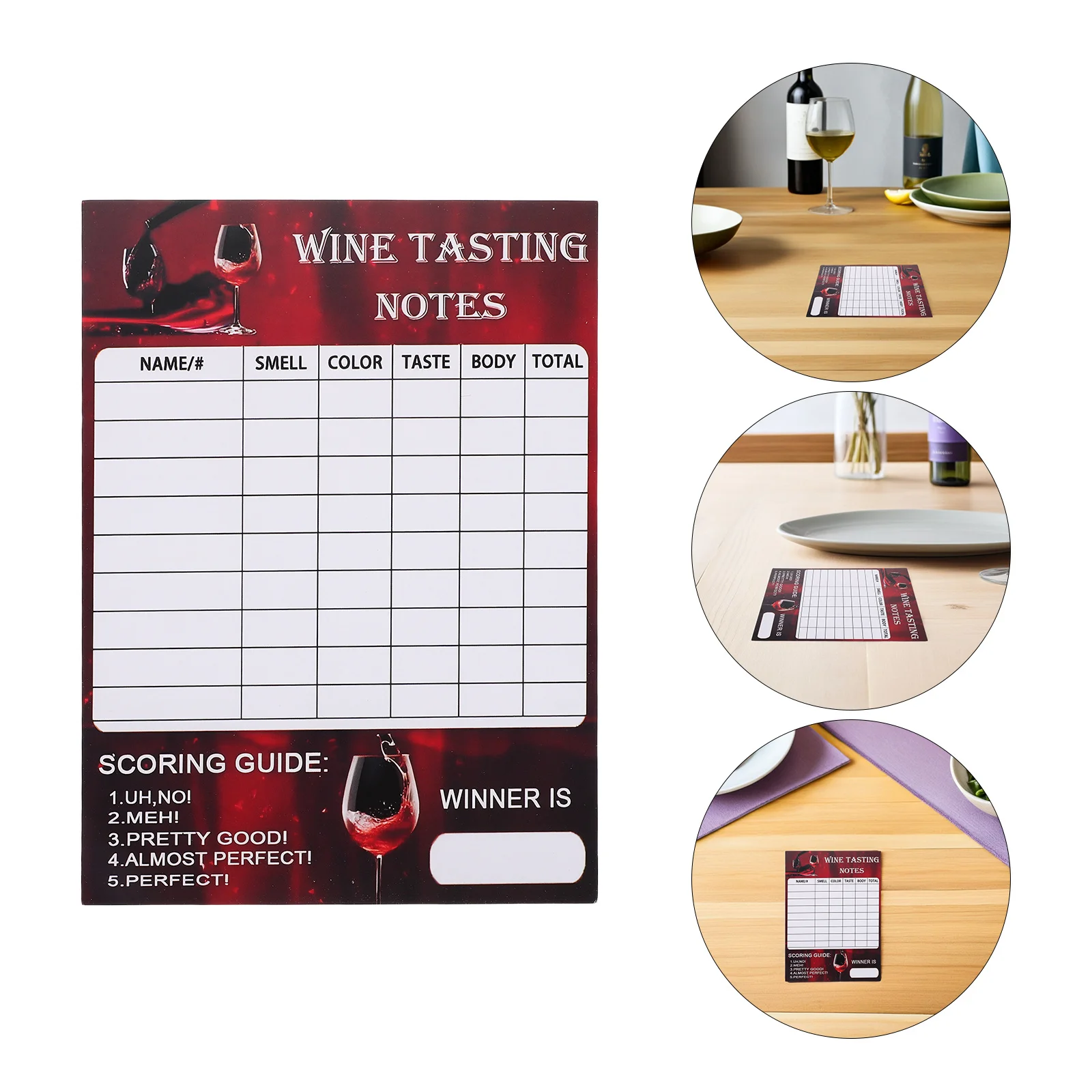 30Pcs Wine Tasting … - image