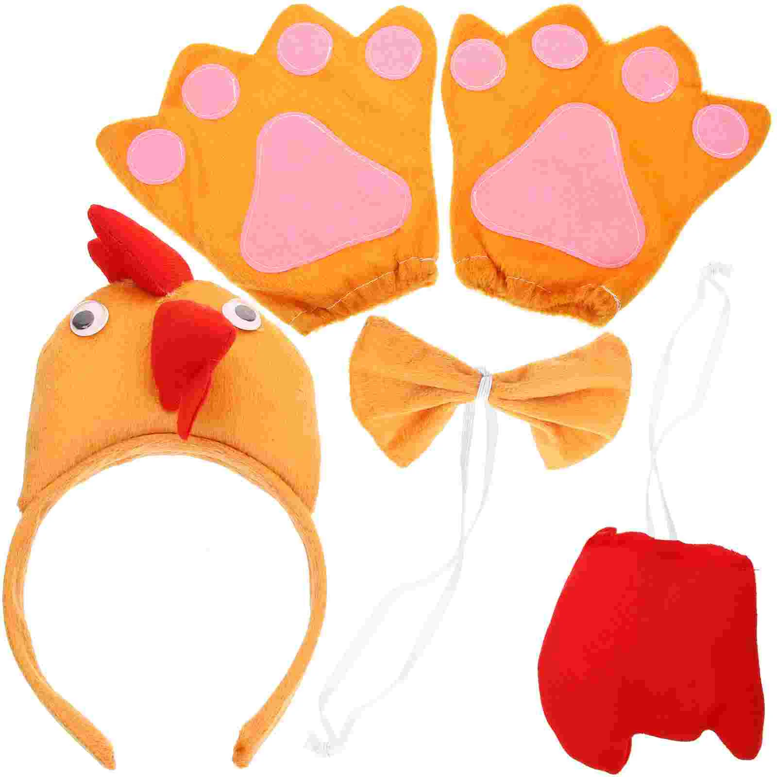 

Halloween Chicken Headband Animal Props Cute Cosplay Costume Kids Birthday Baby Shower Photo Taking Party Favor