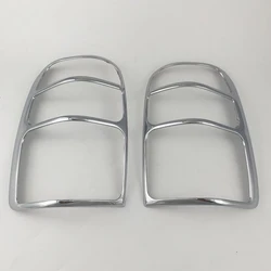 High Quality Chrome Car Accessories Decoration Rear Tail Lamp Covers Trim Paste Style For Toyota Hilux Surf 2000 2001 2002 2003