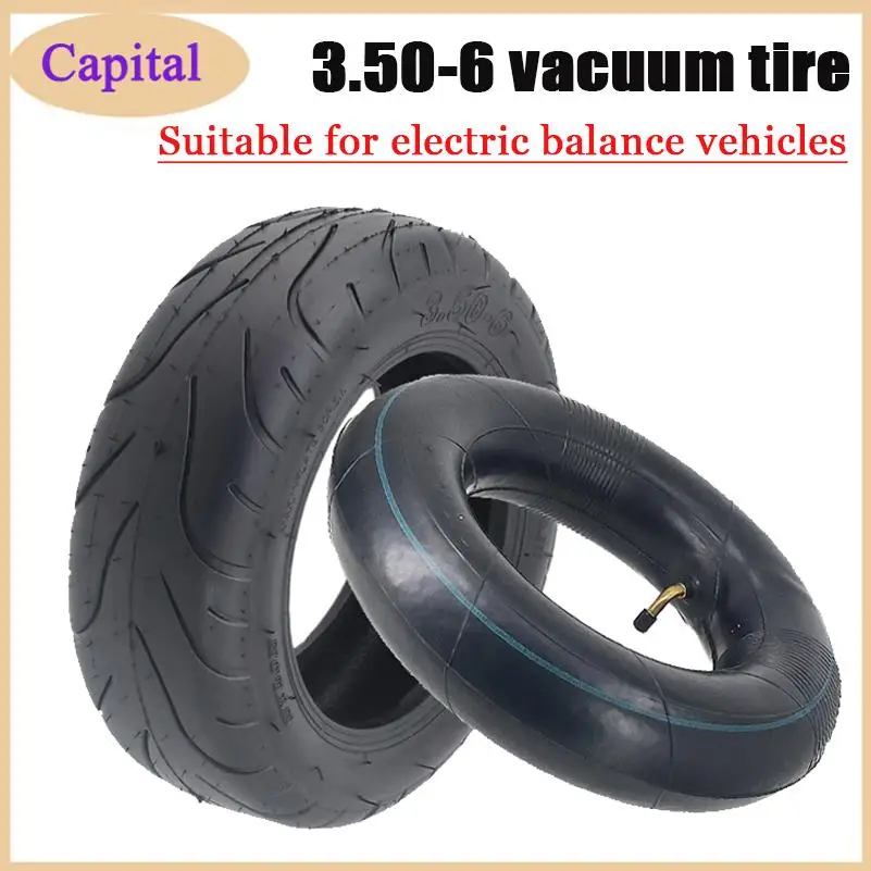 10 inch 3.50-6 vacuum tire electric scooter balance bike 4.10/3.50-6 inner tube 3.50-6 widened wear-resistant