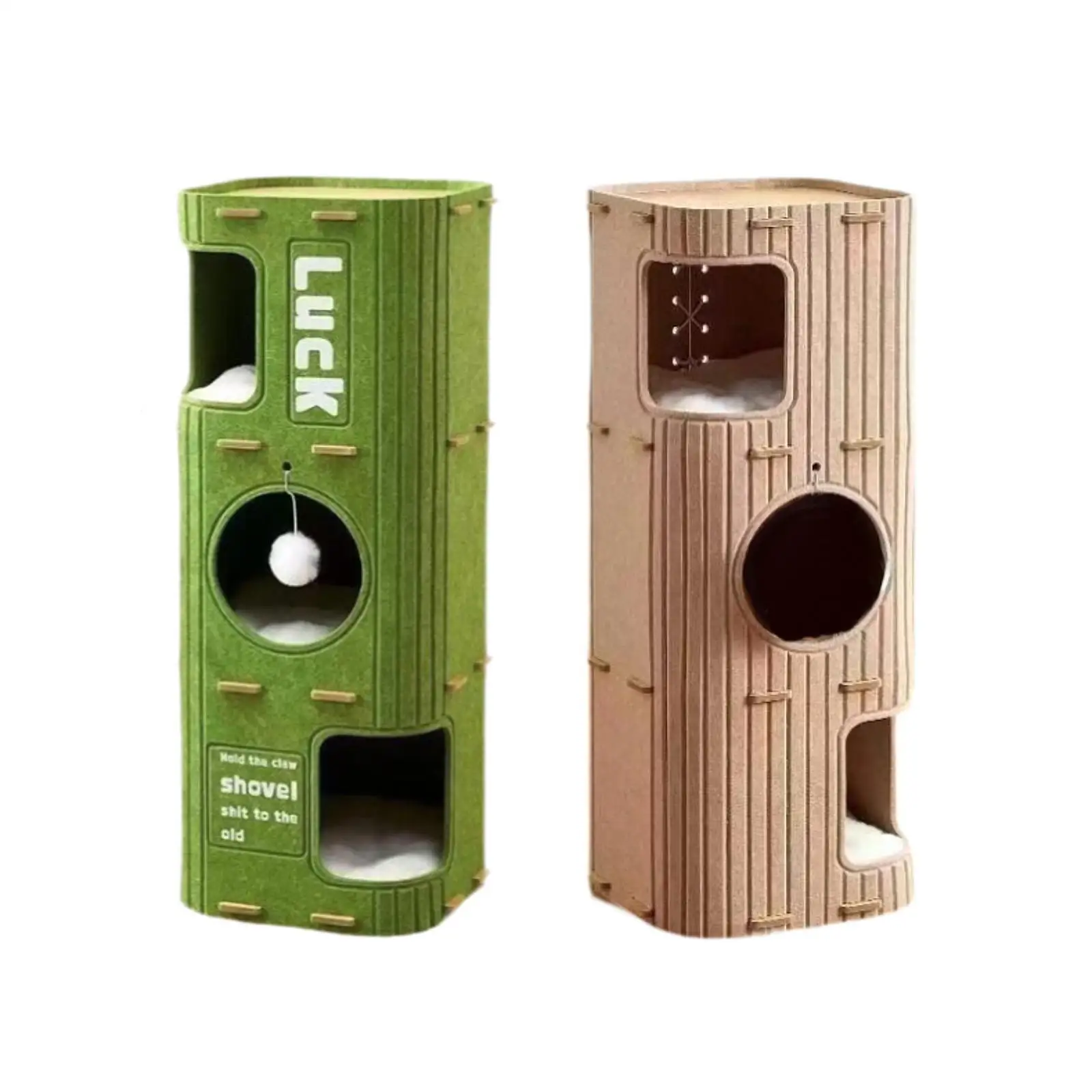 

Кошачий комплекс для лазания: спальное место, игровая зона, укрытие для котят, устойчивая к царапинам закрытая лазалка-пещера, домик для кошек, когтеточка