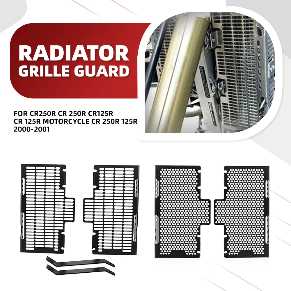 

FOR Honda CR250R CR 250R CR125R CR 125R Motorcycle CR 250R 125R Radiator Grille Guard Protector Cover CR 250 150R 2000-2001