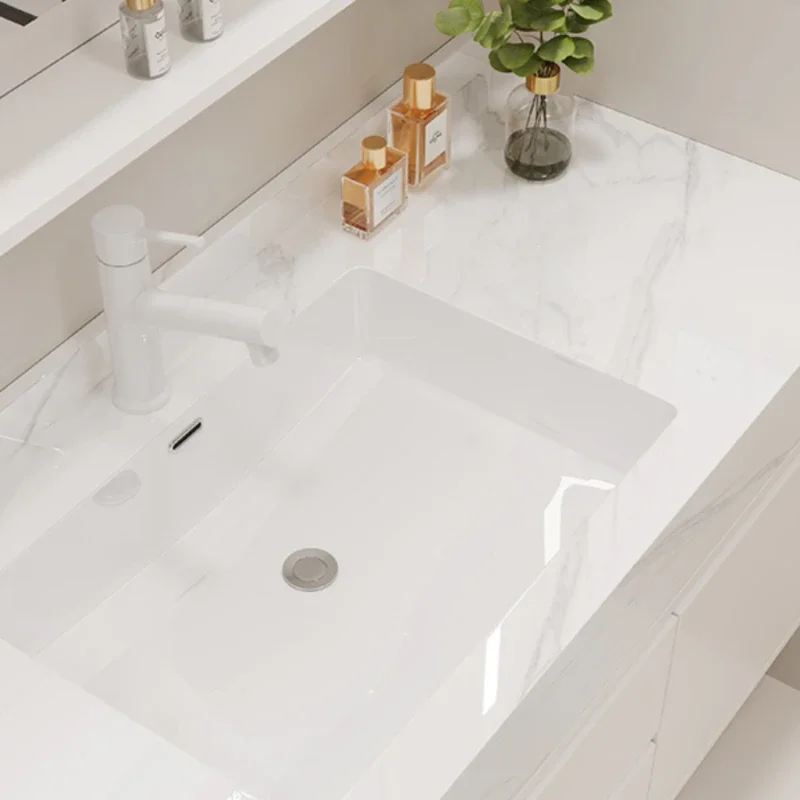 White Narrow Luxury Bathroom Cabinets Display Wall Toilet Bathroom Cabinets Make Up Organizer Gabinete Hotel Furniture