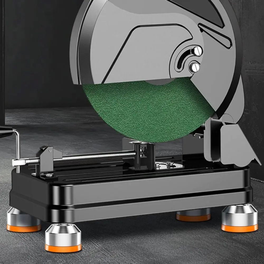 

2pcs Anti Slip Cutting Machine Base Shock-absorbing High Load-bearing Fixed Protective Foot Pad Rubber Pad Stainless Steel