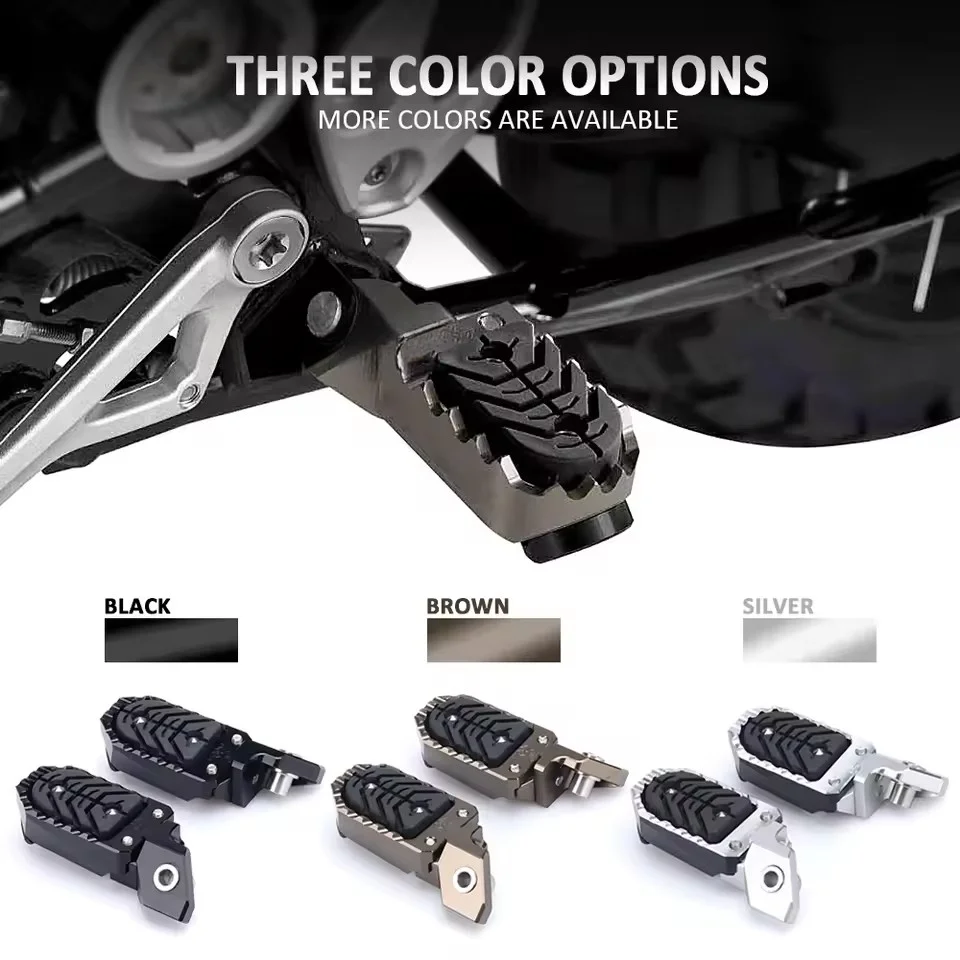 For BMW R 1200 GS ADV R 1250 GS Adventure R1250GS R1200GS ADVENTURE Motorcycle Front Foot Pegs Adjustable Footrest Footpegs
