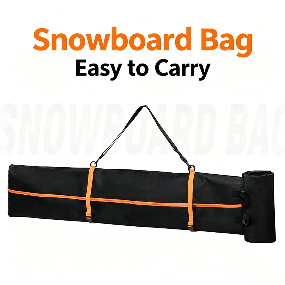 

New Ski Bag Double Board Bag Ski Equipment Bag Can Be Carried Back Bill Of Lading Ski Board Storage Bag Anti Scratch Bag 2026