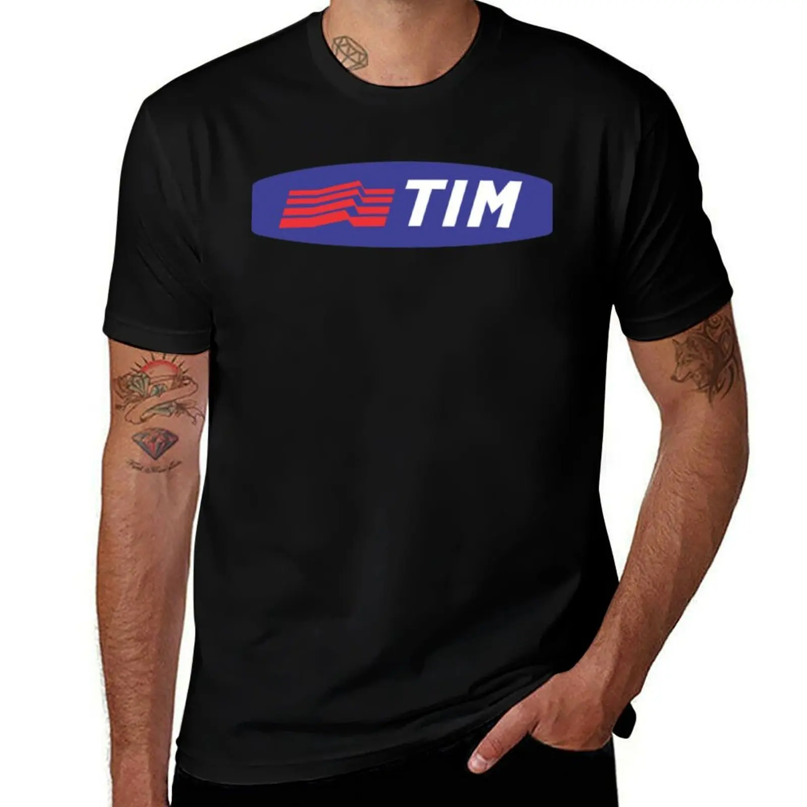 

tim T-Shirt man t shirt heavy cotton t shirts with prints t shirts cotton 100% T-Shirt