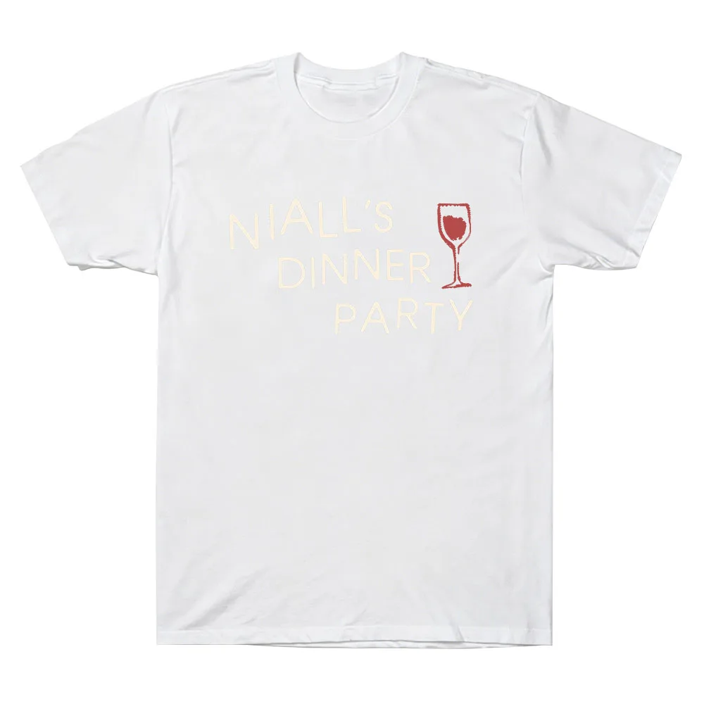 Niall's Dinner Party T-Shirt, Niall Horan, Rundhalsausschnitt, reines Baumwoll-T-Shirt, Unisex, lässig, für Musikfans, modisches Oberteil, Damen- und Herren-T-Shirts, bequem. – Detail 11